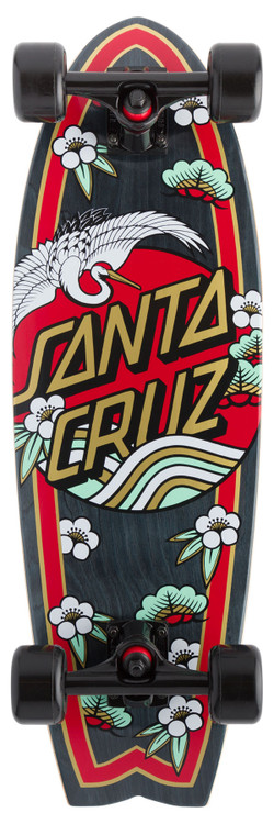 Santa Cruz Toxic Dot 8.8in x 27.7in Shark Cruiser Longboard