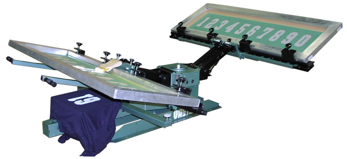 GRAFFLEX × BOTANIZE Screen printing How to screen print multicolour posters with hinge clamps - full