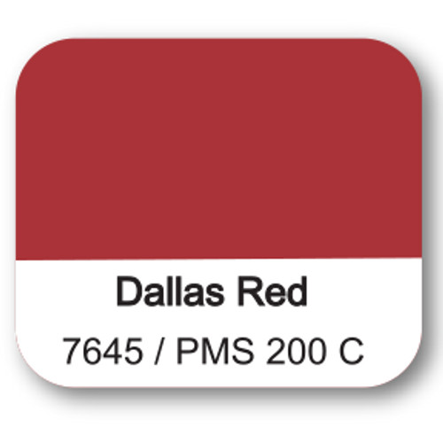 International Coatings 7645LF Dallas Red Plastisol Ink