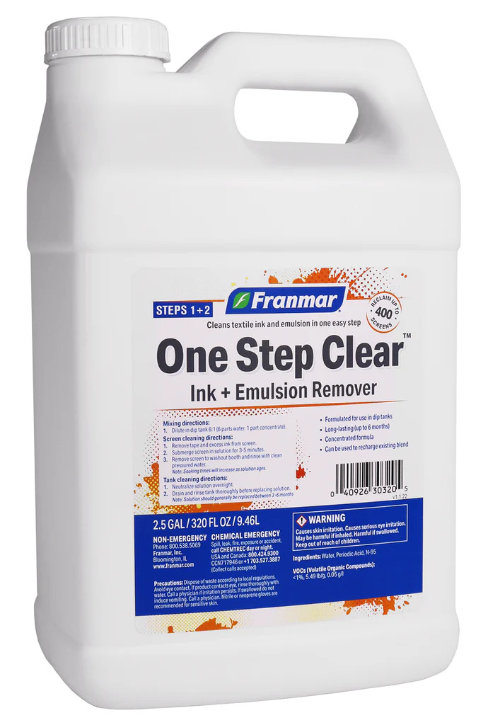 Franmar One Step Screen Reclaiming Chemical