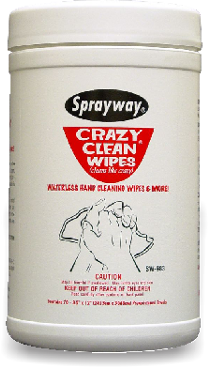Sprayway Crazy Clean Ink Wipes