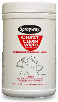 Sprayway Crazy Clean Ink Wipes