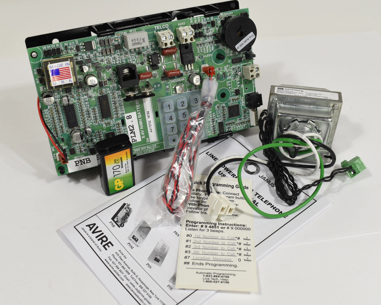 JANUS - PNB-PLM Elevator Phone | Hands-Free with PLM | ADA & ASME B44 ...