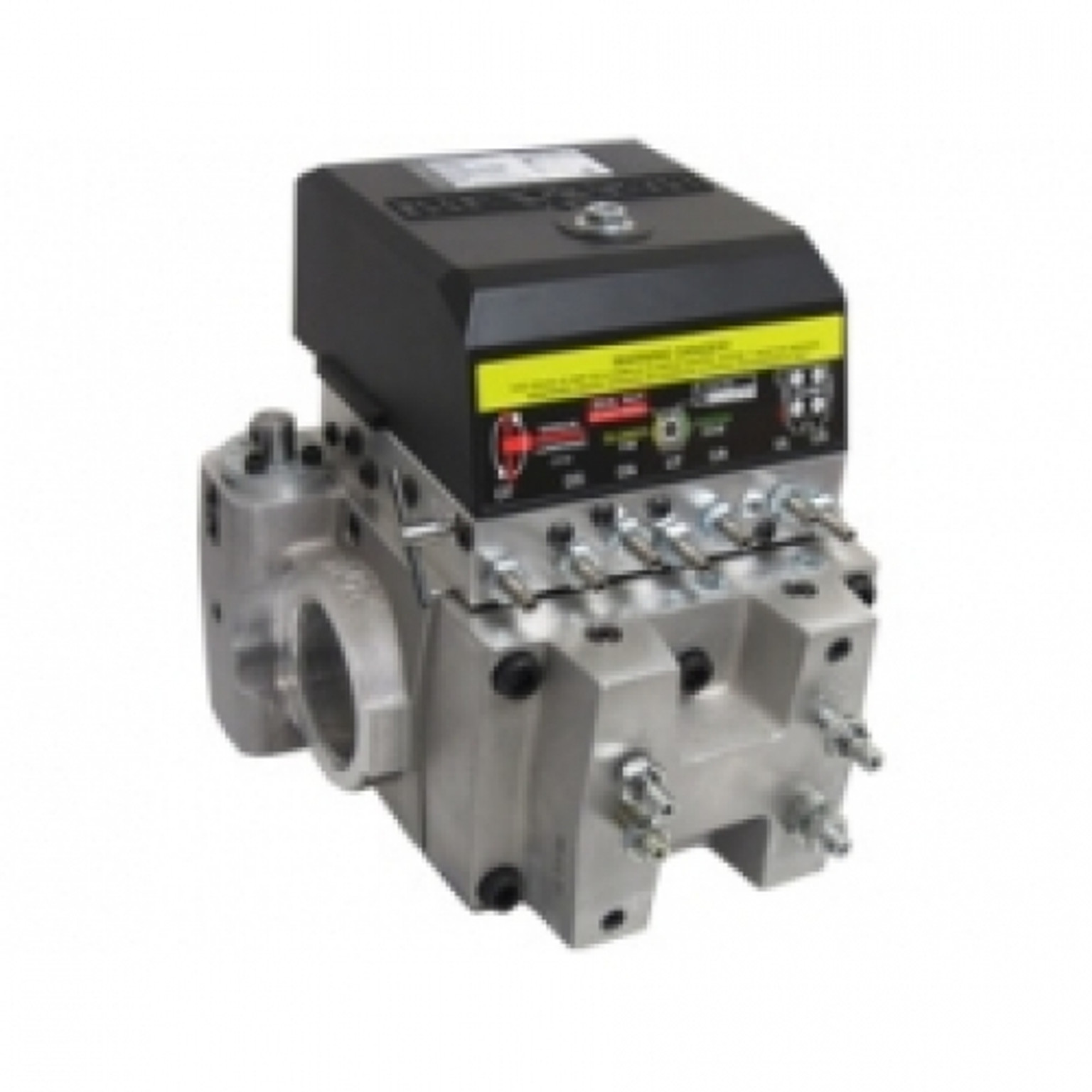 Maxton UC4MR hydraulic elevator control valve with 2-inch ports and square solenoid pattern