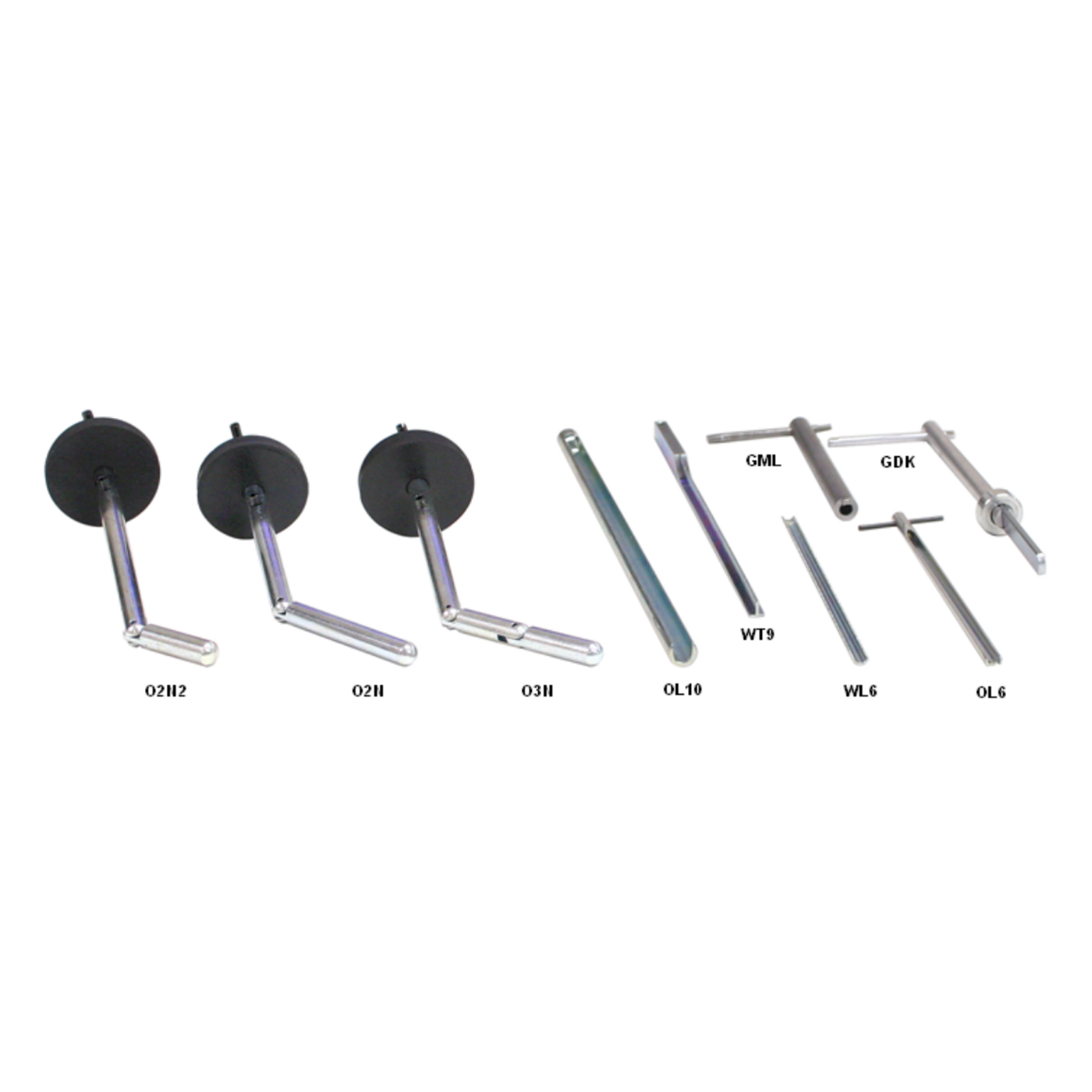 KP - set of nine (9) keys: O2N2, O2N, O3N, OL10, WT9, GML, WL6, GDK, OL6