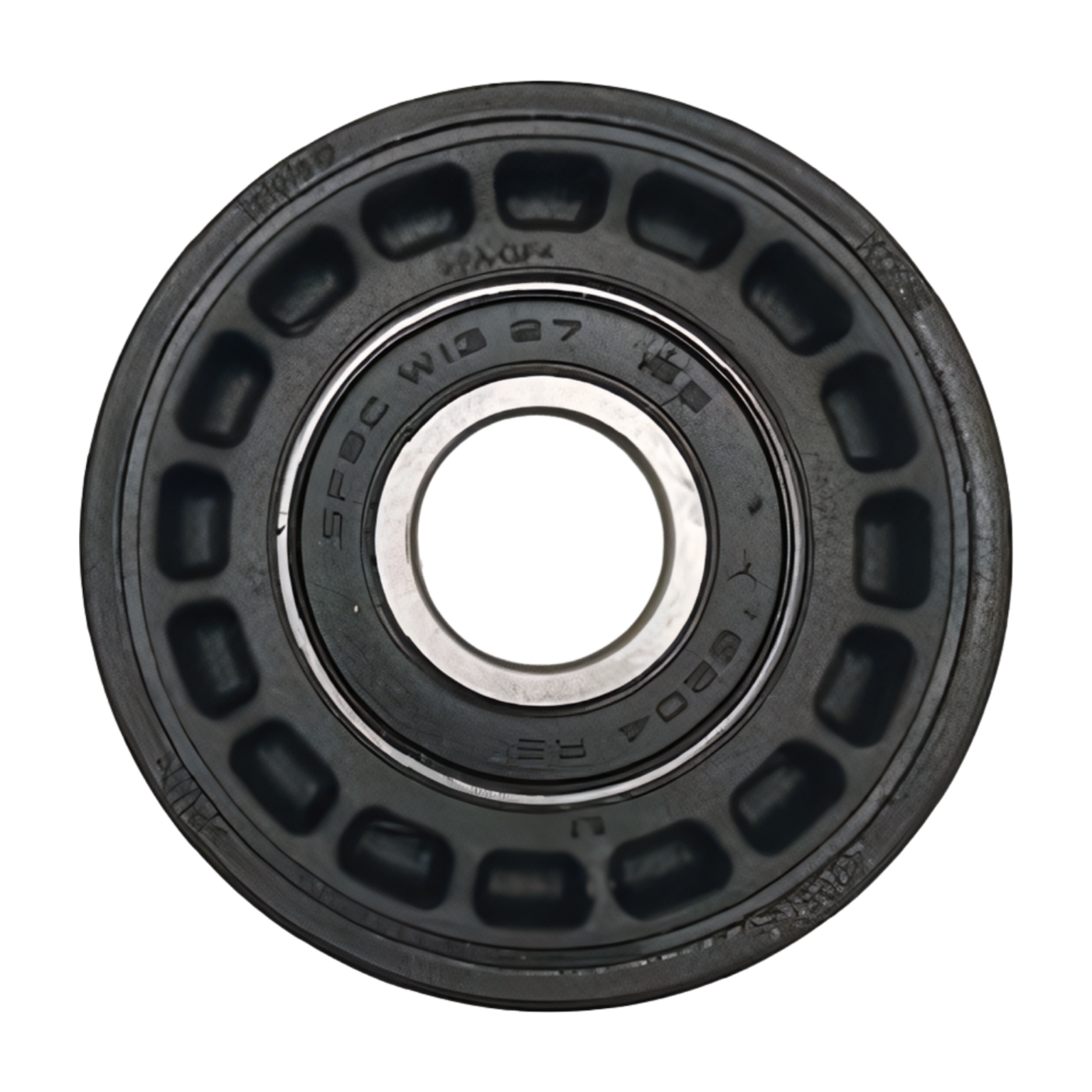 DEE4008754 Step Roller – OEM-style escalator roller for KONE systems with durable polymer construction and high-performance bearing.