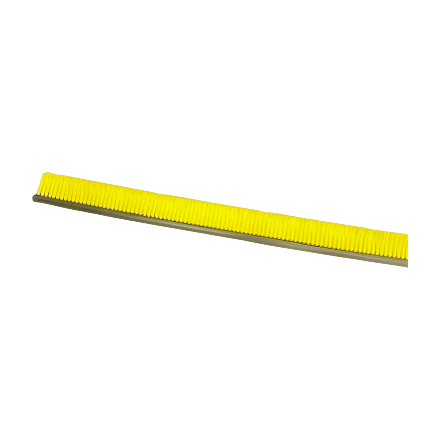 MG350-80Y yellow 80-foot escalator safety brush kit with universal mounting profile