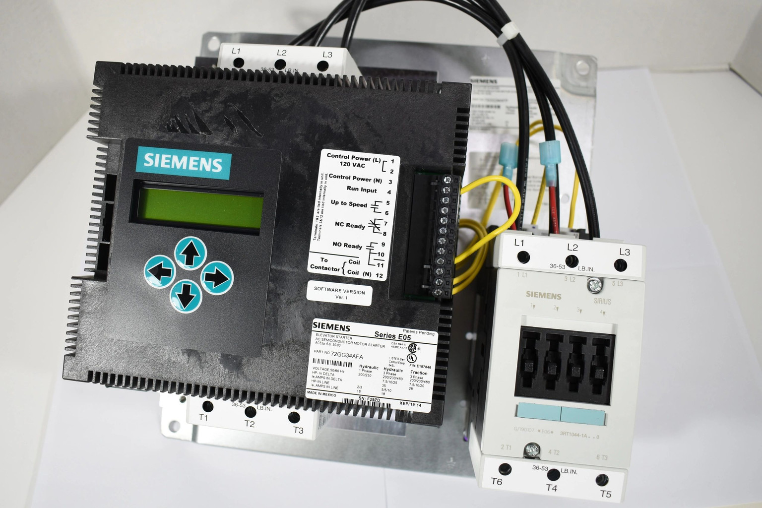 Siemens Siemens 72GG34AFP Solid State Soft Starter, 3-Phase, 35A