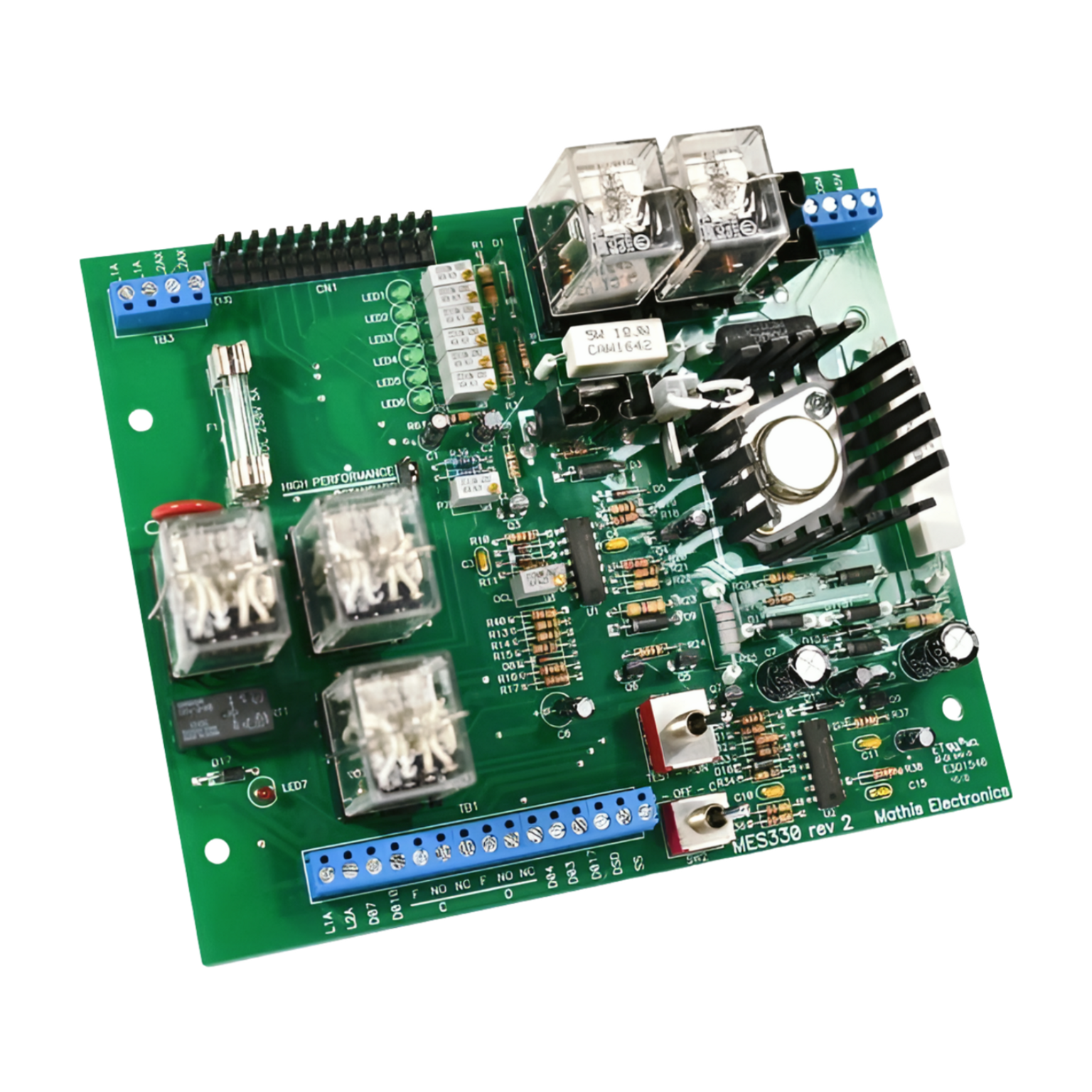 MES330R MAC 104 Elevator Door Operator with relays – relay-based mechanical door system for Montgomery and MAC modernizations.