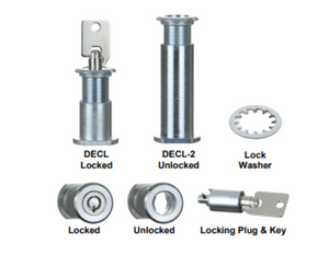 DECL Locking Plug Sleeve Escutcheon Assembly DECL Locking Plug Sleeve Escutcheon Assembly