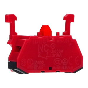 HW-U01-F – 1NC Contact Block for Emergency Stop Push Button HW-U01-F – 1NC Contact Block for Emergency Stop Push Button