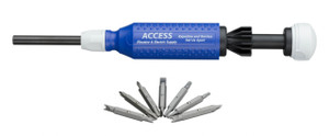 151ELEV-BL/WH – Access branded Elevator Bit LoadComes with:• Torx T10, T15, T20, T25 tamperproof bits•#6, #8, #10, #12 spanner bits•#0, #1, #2, #3 Phillips bits• #4 and #6 straight blade bits 151ELEV-BL/WH – Access branded Elevator Bit LoadComes with:• Torx T10, T15, T20, T25 tamperproof bits•#6, #8, #10, #12 spanner bits•#0, #1, #2, #3 Phillips bits• #4 and #6 straight blade bits
