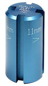 WRGM wire rope wear gauge for elevator inspections – blue anodized finish, fits 8mm–13mm rope WRGM wire rope wear gauge for elevator inspections – blue anodized finish, fits 8mm–13mm rope