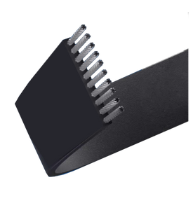 AAA717AD1 Elevator Traction Belt – 60mm wide, 3mm thick steel-core polyurethane belt for Otis systems, shown in a coiled view highlighting its durable, high-performance construction. AAA717AD1 Elevator Traction Belt – 60mm wide, 3mm thick steel-core polyurethane belt for Otis systems, shown in a coiled view highlighting its durable, high-performance construction.