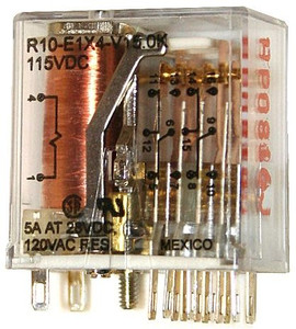 R10E1X4-V15.0K – P&B Relay, 4pdt, 5amp w/ 115vdc coil