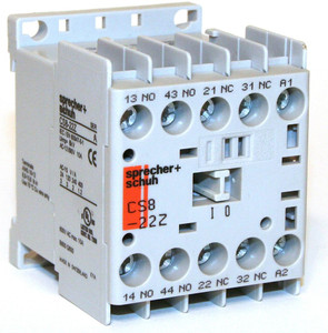 CS8-22Z-240 – Miniature Control Relay 2NO/2NC with 240VAC coil Only 45mm wide CS8-22Z-240 – Miniature Control Relay 2NO/2NC with 240VAC coil Only 45mm wide