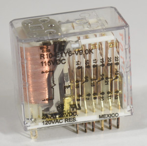 R10E1Y6-V9.0K – Relay, 6pdt, 115vdc 2 amp 28vD