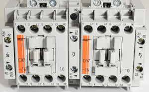 CAU7-16-24-120 – Reversing contactor w/main amperage and voltage of 16amp and 120V-AC coil respectively Total 2NO/4NC auxiliaries CAU7-16-24-120 – Reversing contactor w/main amperage and voltage of 16amp and 120V-AC coil respectively Total 2NO/4NC auxiliaries