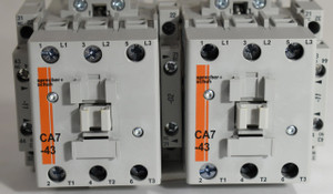 Reversing contactor w/main amperage and (CAU7-43-24-480)