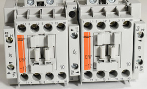 Reversing contactor w/main amperage and (CAU7-12E-42-24E)