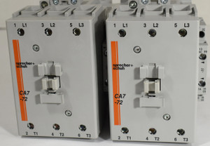 Reversing contactor w/main amperage and (CAU7-72-24-480)