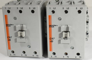 Reversing contactor w/main amperage and (CAU7-85-24-120)