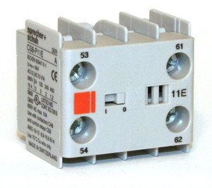 CS8-P11E – 1NO/1NC Auxiliary Contact for CS8C CS8-P11E – 1NO/1NC Auxiliary Contact for CS8C