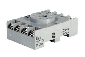 SR2P-06 – Socket - DIN Rail or Surface mount 8 pin octal rated @10amps RTE-P1, GT3 Idec relays & timer SR2P-06 – Socket - DIN Rail or Surface mount 8 pin octal rated @10amps RTE-P1, GT3 Idec relays & timer