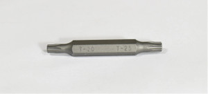 69002 – Double ended bit made of quality S2 steel. Torx Pin (star) T20H-T25H