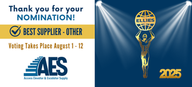 Access Elevator and Escalator Supply Nominated for an Ellie Award!
