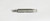 40007 – Double ended bit made of quality S2 steel. Flat (slot) 4-6