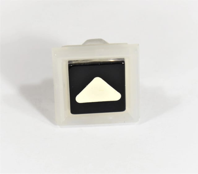 1" Square Illuminated Halo with "ARROW" for Pushbutton Panels