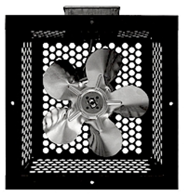 SSF3 square fan, 380 CFM, single-speed, 115VAC, 12 inch housing
