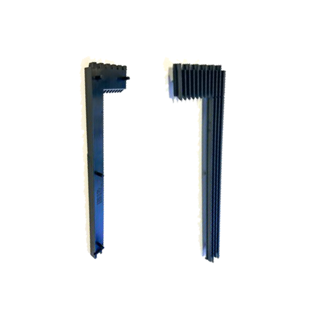 69464-101 Escalator Demarcation Strip – black right-side polymer strip for step edge marking on commercial escalators, enhances passenger safety and visibility.