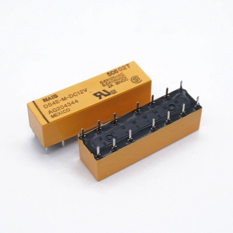 Pcb 2a 12vdc 4pdt Non-latching