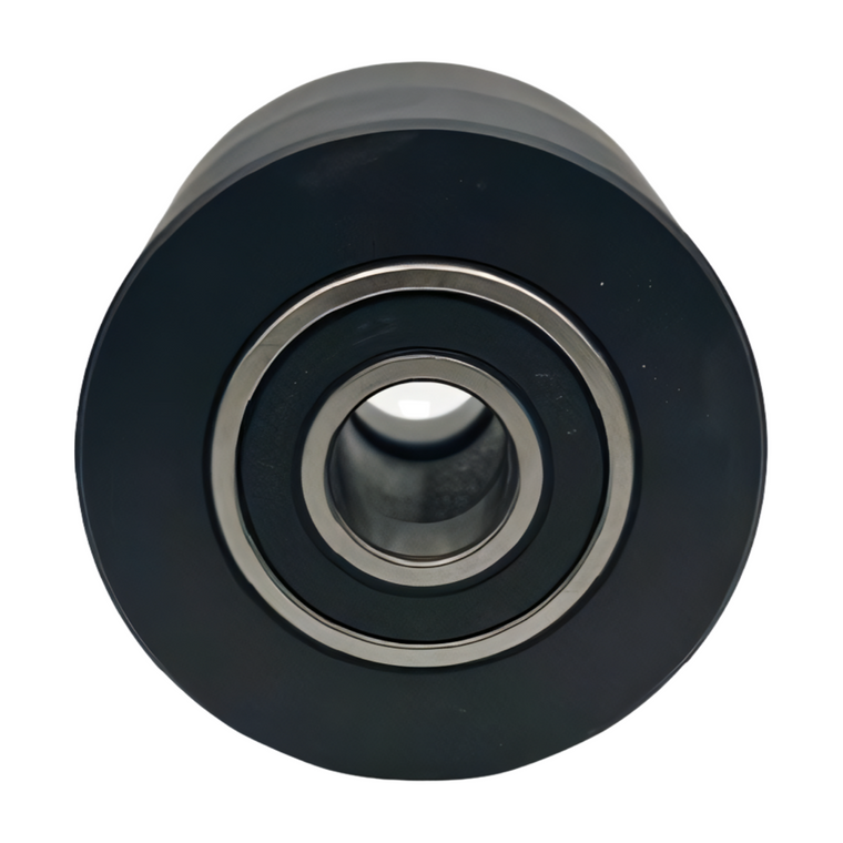 Montgomery-style elevator roller (M-P26936) for door or guide applications, compatible with legacy Montgomery systems.