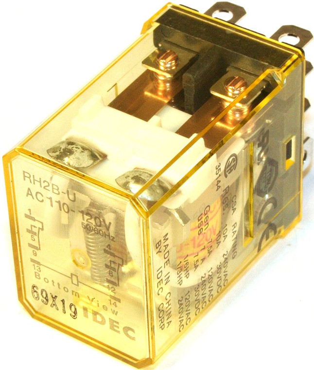 RH2B-U-AC120V – DPDT, Relay, 10A, 120VAC Coil