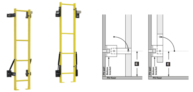 Retractable Pit Ladders