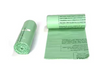 SunnyCare® 24 x 33 Compostable trash bag 1.0 Mil, 250/ CAse  (light green Color) BPI Certified