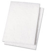 Light Duty Scour Pad, White, 6 x 9, 20/Carton