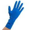 Lifeguard, High Risk 14 Mil Exam Disposable Gloves, Powder Free Latex, Blue, Size Medium, 50/Bx, 10/Carton (1243)