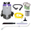 Super Coach Pro 6, 6 qt. Backpack Vacuum w/ Xover Multi-Surface Telescoping Wand Tool Kit (107310)