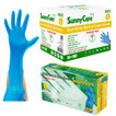 LIFE GUARD BLUE NITRILE EXAM GLOVES POWDER FREE LARGE 5 MIL 100/BX