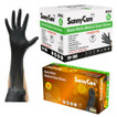 SUNNYCARE® BLACK NITRILE EXAM GLOVES POWDER FREE X-LARGE 5 MIL 100/BX