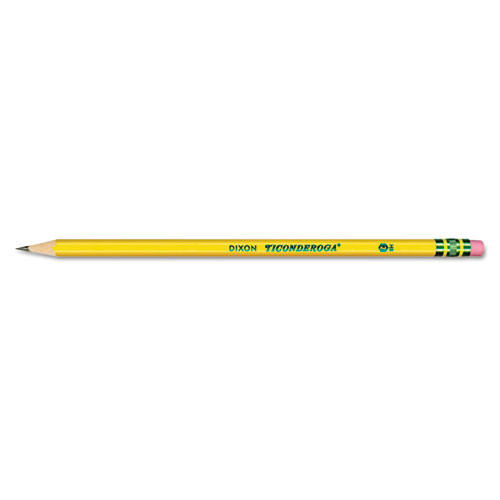 Ticonderoga®PreSharpened Pencil, Hb (2), Black Lead, Assorted Barrel