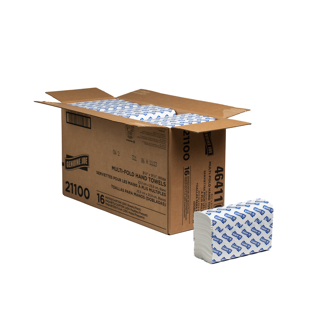 Genuine Joe Multifold Towels, 1 Ply - 9.50