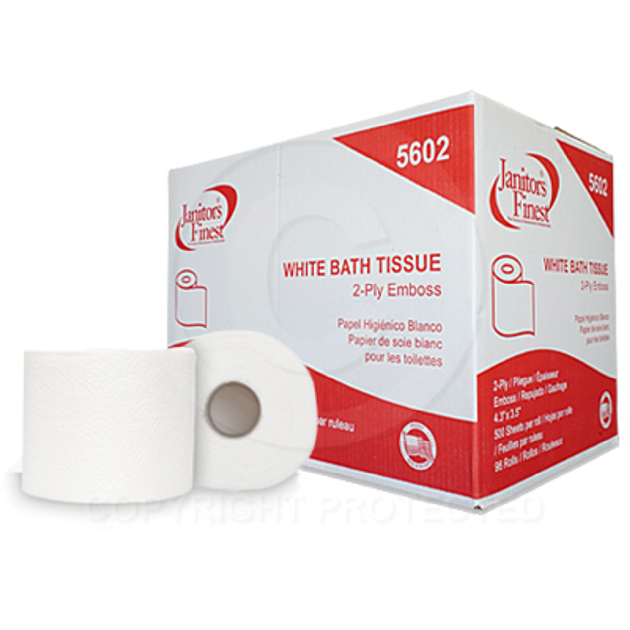   Basics 2-Ply Toilet Paper, 30 Rolls (5 Packs of 6),  White : Health & Household