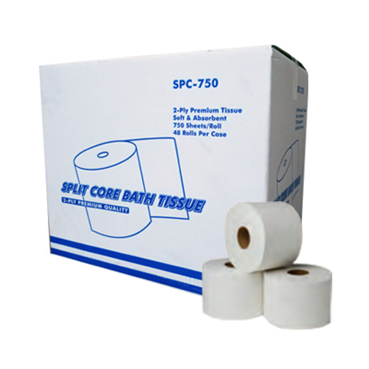 Premium, 2 Ply, Spilt Core, Toilet Tissue, 48 /Carton, Similar to