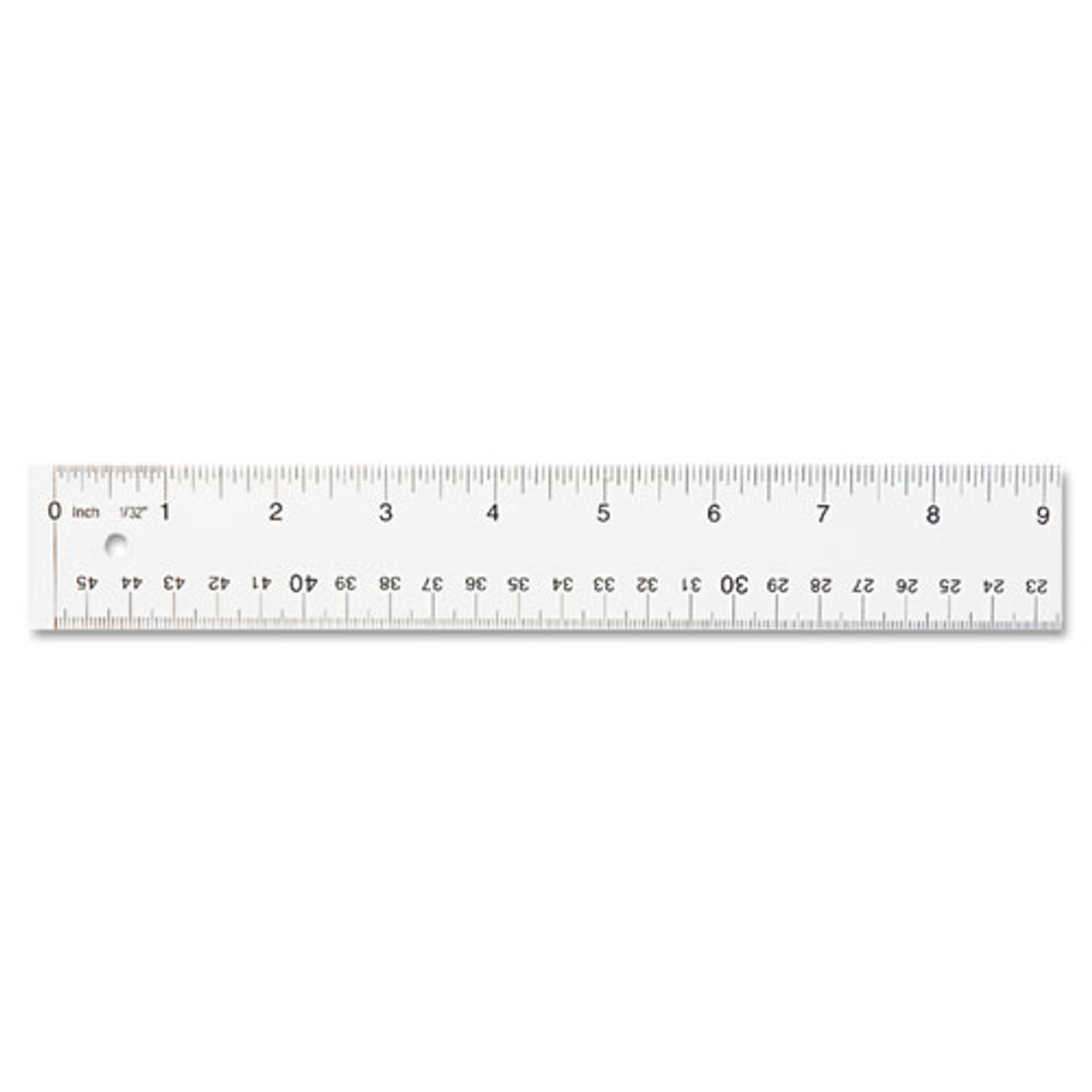 Westcott Beveled Plastic Ruler - 1 x 6