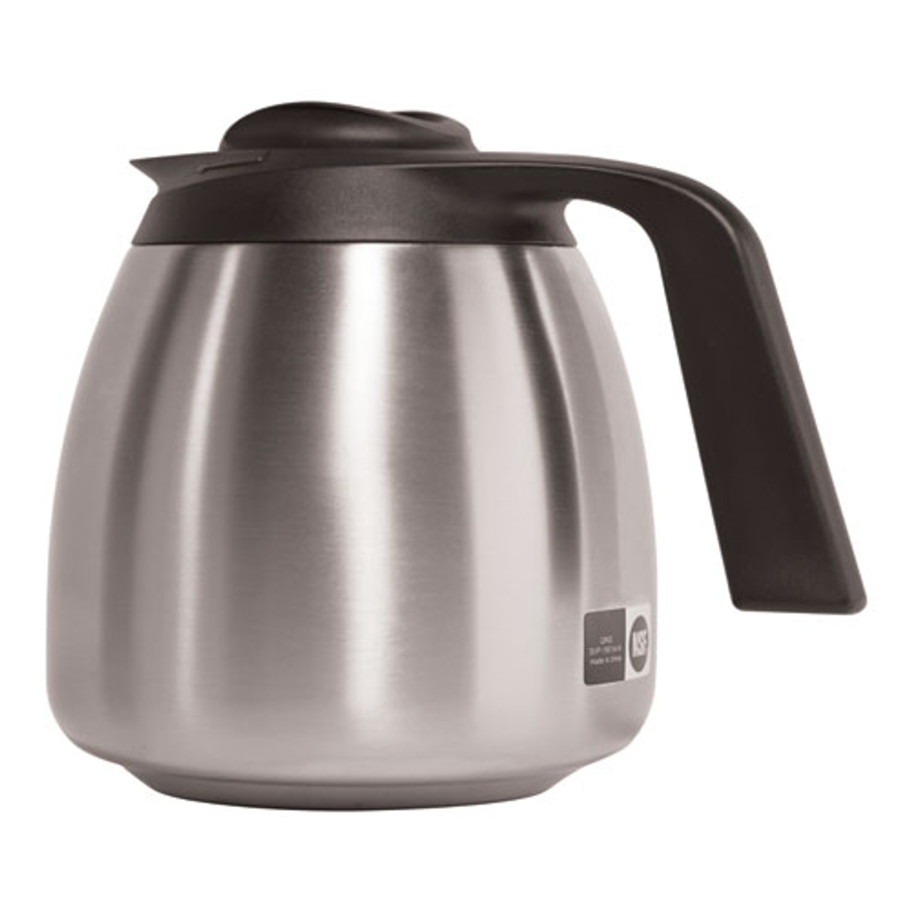 Bunn 1.9 Liter Thermal Carafe, Stainless Steel-Black